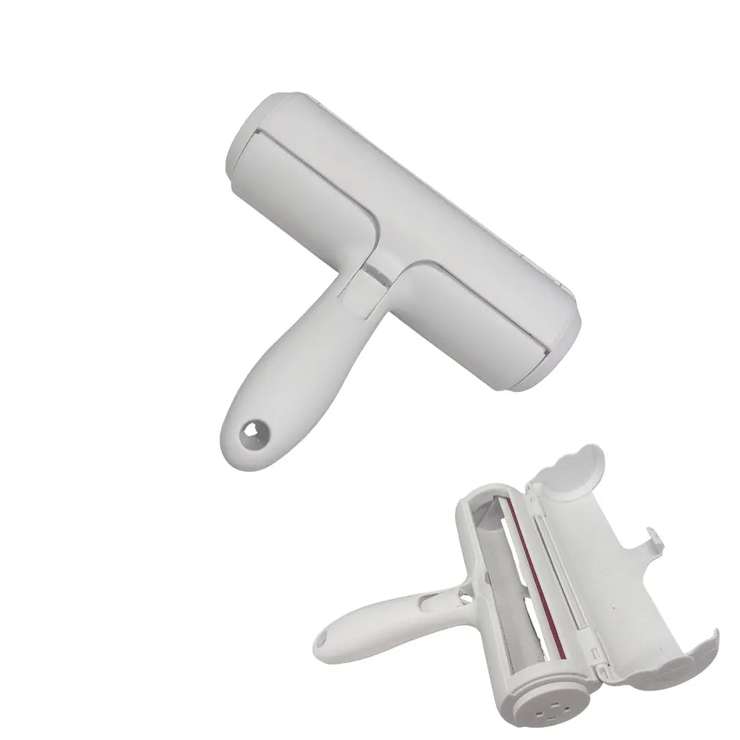 Reusable Pet Hair Remover, Manual Lint Roller for Furniture & Clothing, Compact & Portable